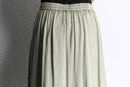 pistàcchio green stitch&switch easy long skirts