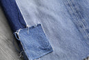 "Re:make" patchwork denim half pants