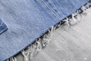 "Re:make" patchwork denim half pants