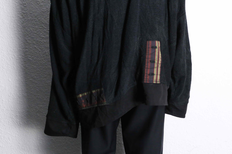 deformation wool × cotton shirt jacket