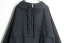 15ss “UNUSED” black long anorak parka