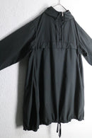 15ss “UNUSED” black long anorak parka