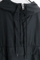 15ss “UNUSED” black long anorak parka