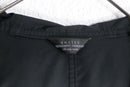 15ss “UNUSED” black long anorak parka
