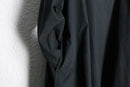 15ss “UNUSED” black long anorak parka
