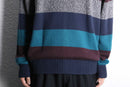 "LAND'S END" mulch color border knit