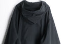 15ss “UNUSED” black long anorak parka