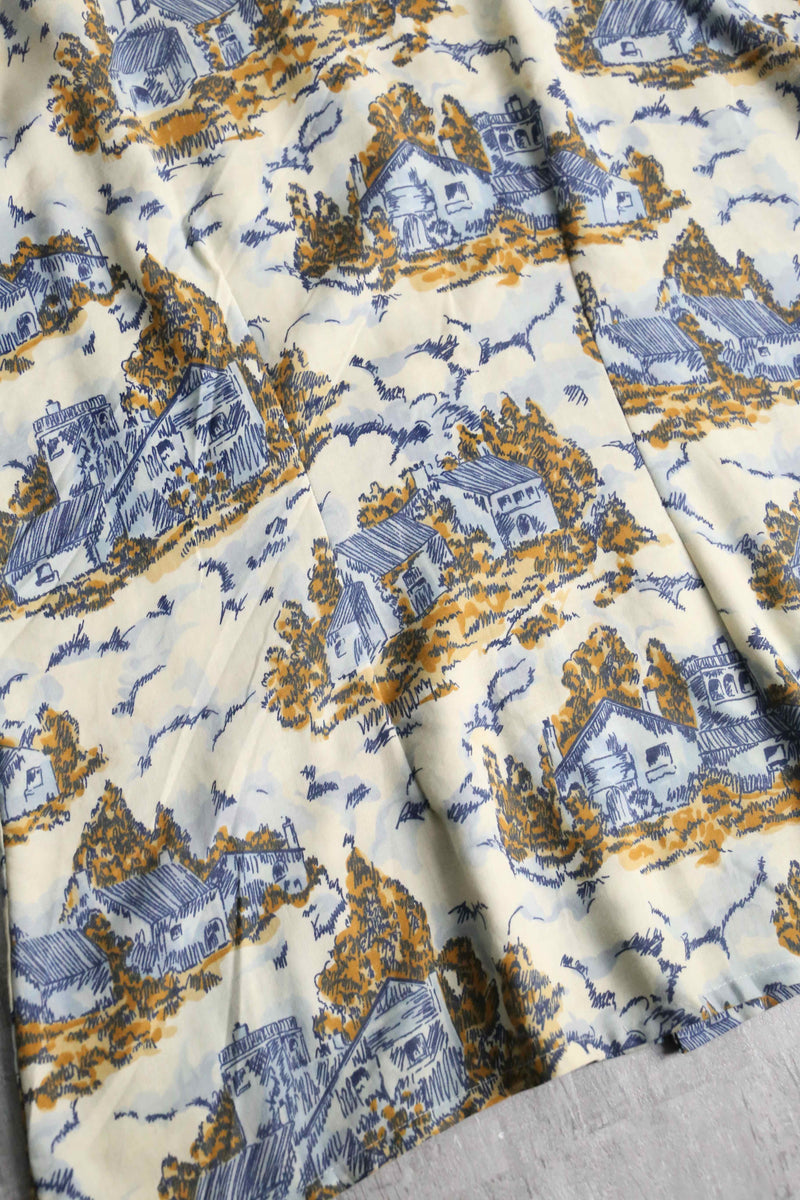 70’s all pattern poly cotton shirt
