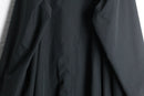 15ss “UNUSED” black long anorak parka
