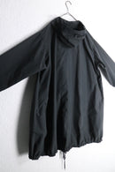 15ss “UNUSED” black long anorak parka