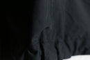 15ss “UNUSED” black long anorak parka