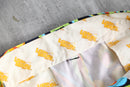 2000s psychedelic flower pattern 1tuck cotton pants