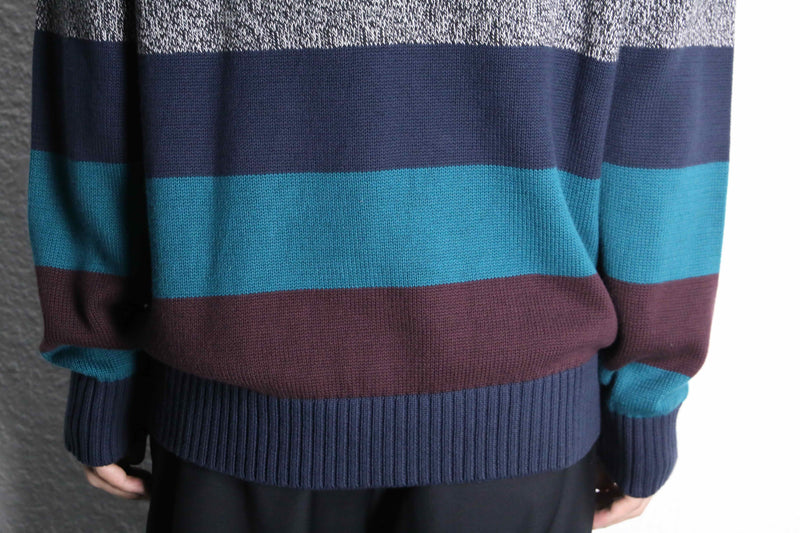 "LAND'S END" mulch color border knit