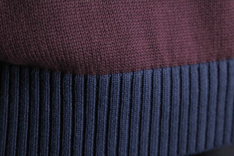 "LAND'S END" mulch color border knit