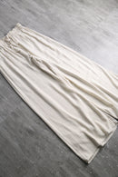 ecru rayon linen wide easy pant