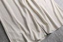 ecru rayon linen wide easy pant
