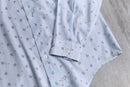 70’s “Arrow” light blue full pattern shirt