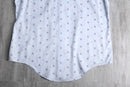 70’s “Arrow” light blue full pattern shirt