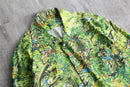 70's jungle puttern big collar L/S shirt