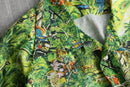 70's jungle puttern big collar L/S shirt