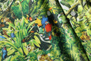 70's jungle puttern big collar L/S shirt