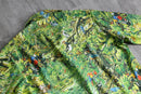 70's jungle puttern big collar L/S shirt