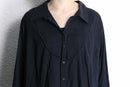 square button design tuxedo shirt