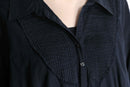 square button design tuxedo shirt