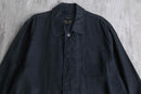 black front fly shirt jacket