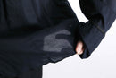 square button design tuxedo shirt