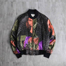 picasso like pattern blouson