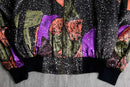 picasso like pattern blouson