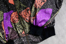 picasso like pattern blouson