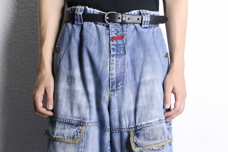 1990s Marithe + Francois Girbaud shuttle pants DAMAGE
