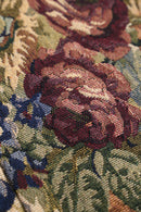 1990-00s button less botanical tapestry jacket