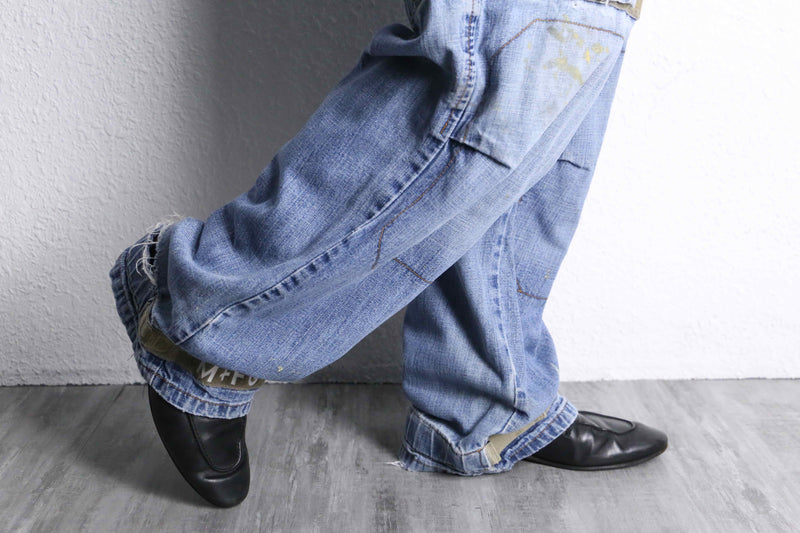 1990s Marithe + Francois Girbaud shuttle pants DAMAGE