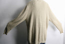 ”Eddie Bauer” beige color henley neck knit