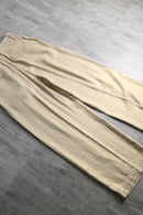 2000s GAP gold thread weaving 2tuck linen rayon baggy slacks