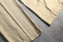 2000s GAP gold thread weaving 2tuck linen rayon baggy slacks