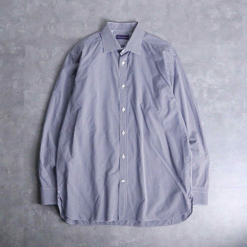 “Ralph Lauren purple label” gingham check shirt