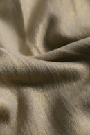 2000s GAP gold thread weaving 2tuck linen rayon baggy slacks