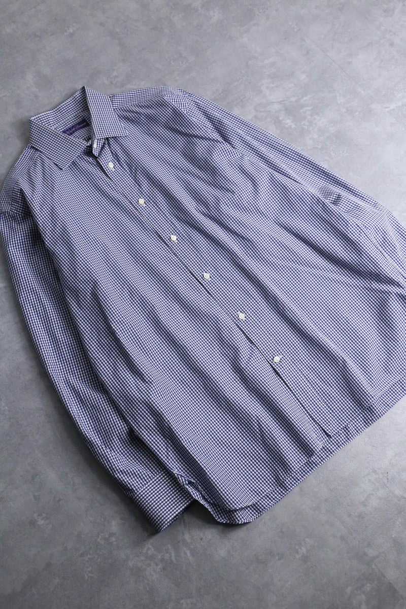 “Ralph Lauren purple label” gingham check shirt