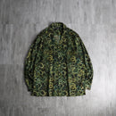 2000s I.N.C abstract pattern open collar shirt