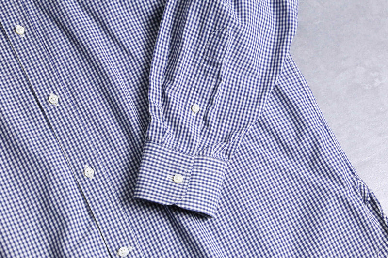 “Ralph Lauren purple label” gingham check shirt