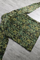 2000s I.N.C abstract pattern open collar shirt