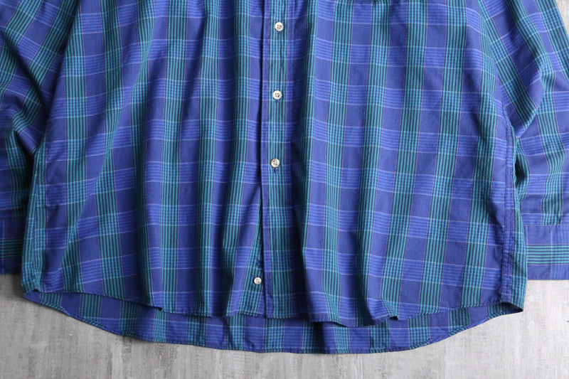 “Christian Dior” blue check shirt