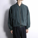 "PERRY ELLIS" ink black color silk jacket