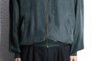 "PERRY ELLIS" ink black color silk jacket