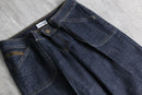 2000s wide baggy denim shorts