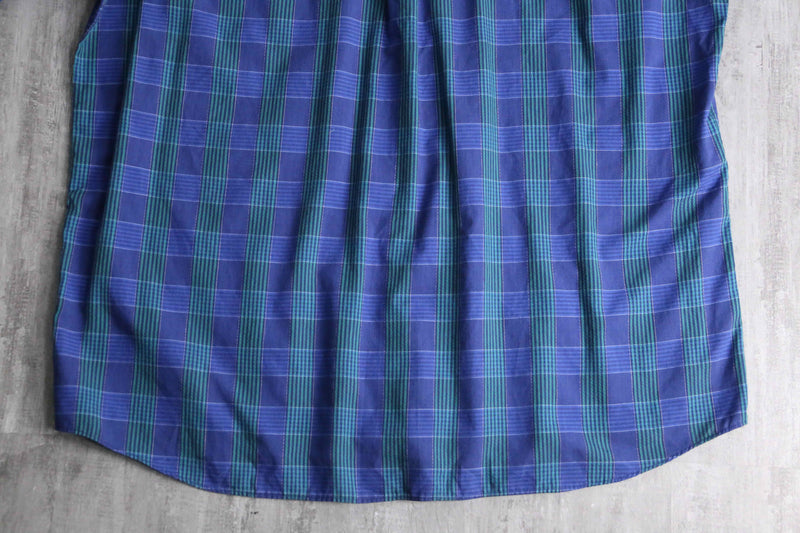 “Christian Dior” blue check shirt